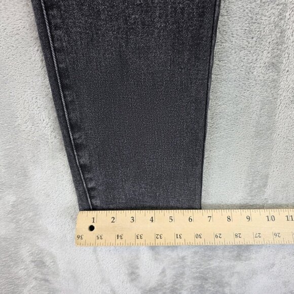 PacSun Mom Jean Jeans Womens 26 Black High Rise 100% Cotton Denim Pants - Picture 7 of 13